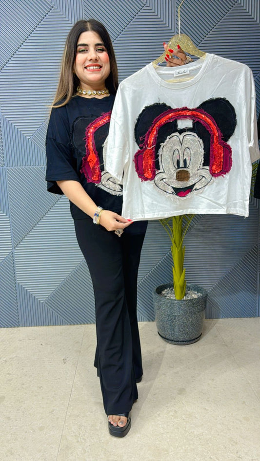 Beautiful Premium Mickey Summer Top GGR1120