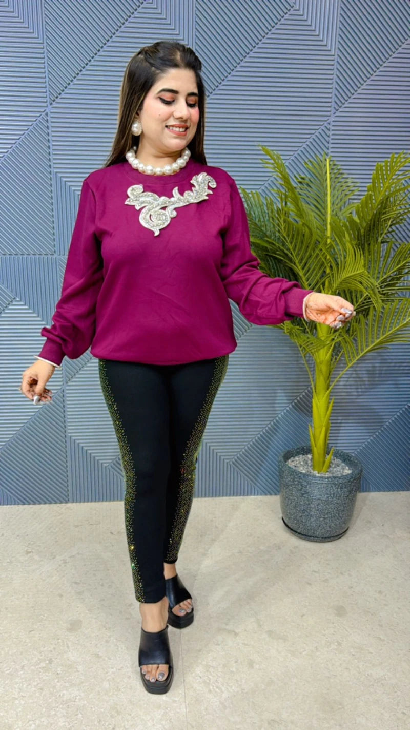 Beautiful Premium Quality Swarovski Top GGR711