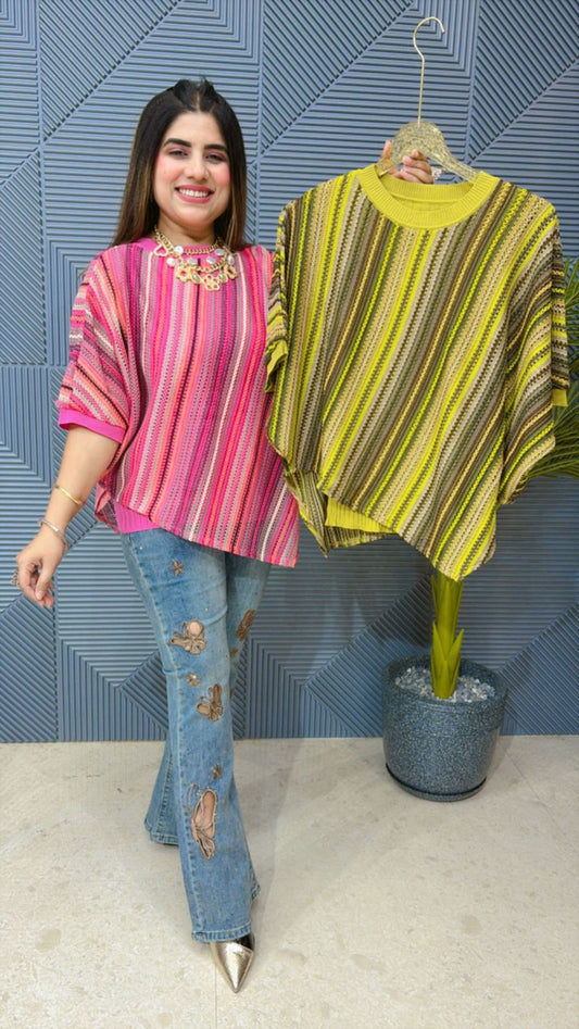 Beautiful Stripped Summer Top GGR1309