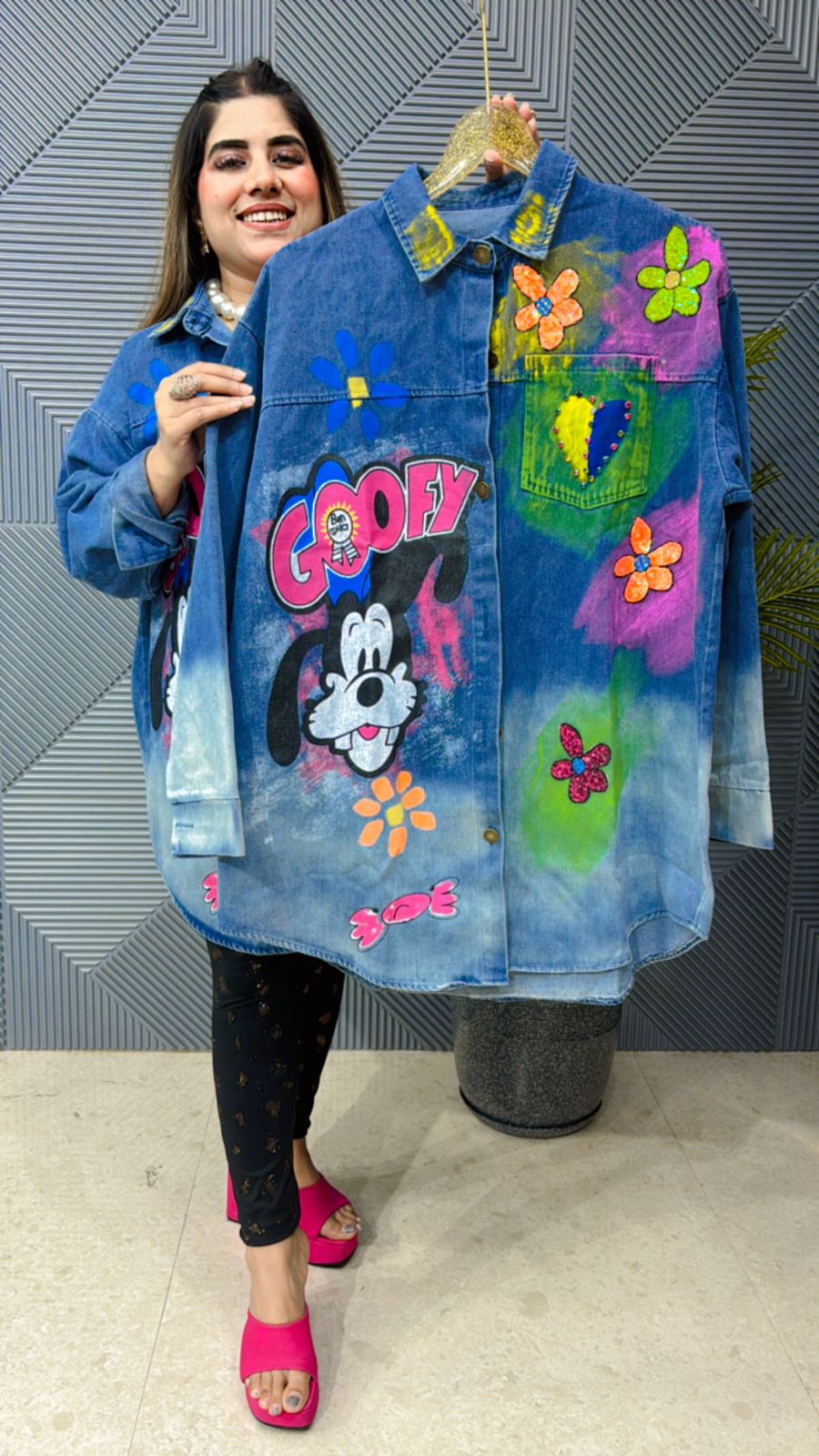 Beautiful Trendy Premium Denim Shirt GGR1071