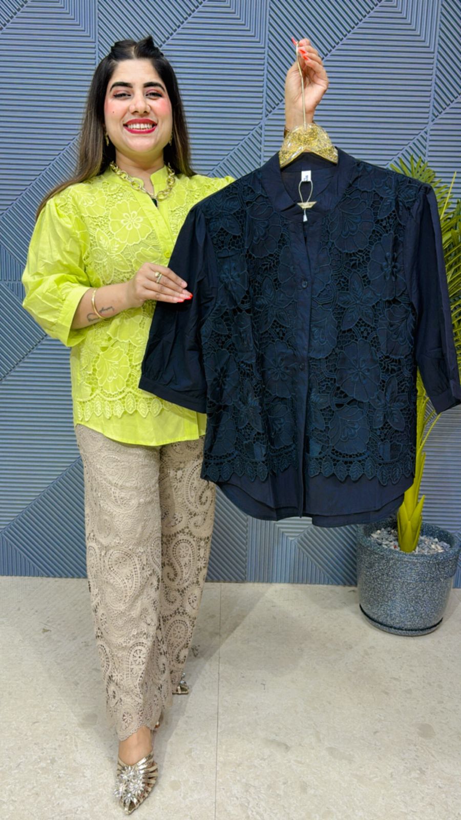 Cute Cotton Lace Shirt GG1175