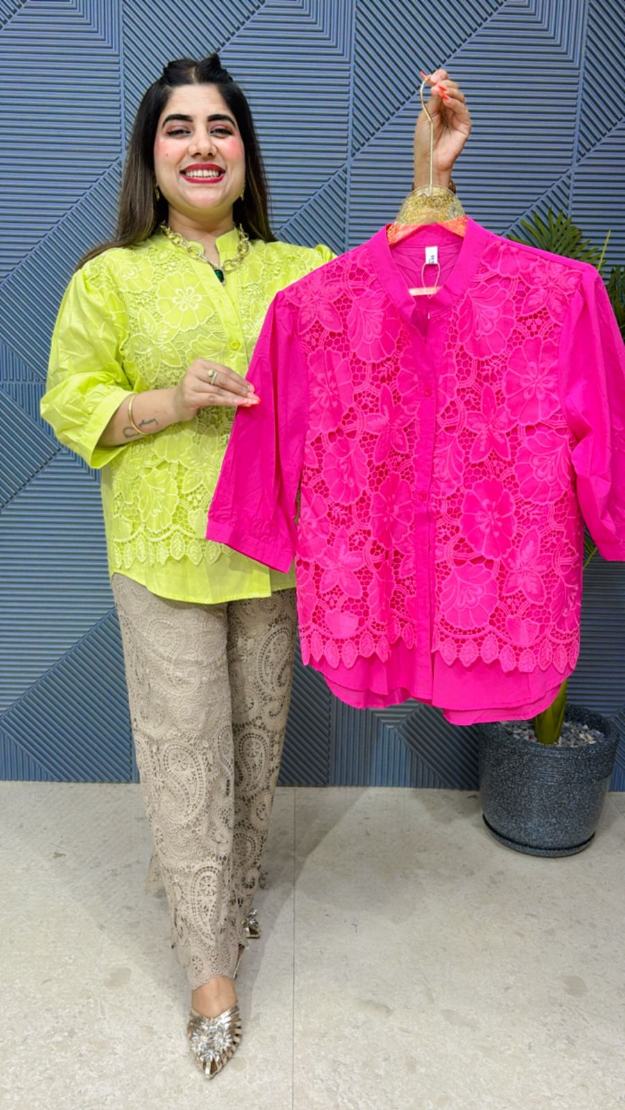 Cute Cotton Lace Shirt GG1175
