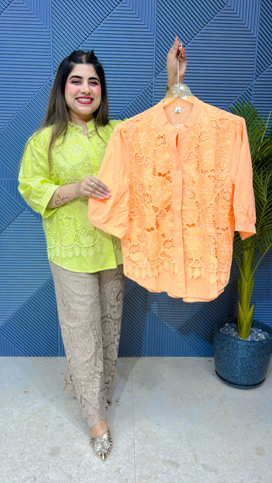 Cute Cotton Lace Shirt GG1175