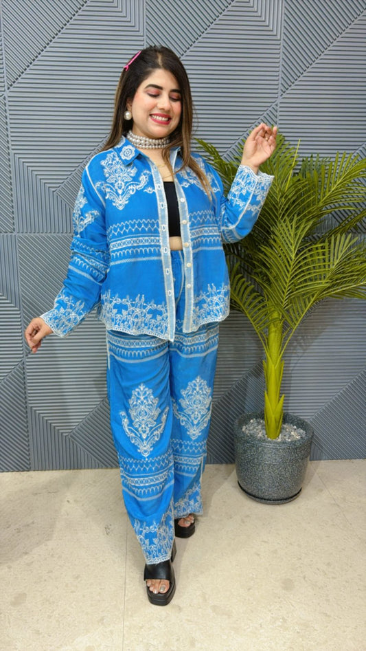 Cute Cotton Print Co-Ord Set GGR1329