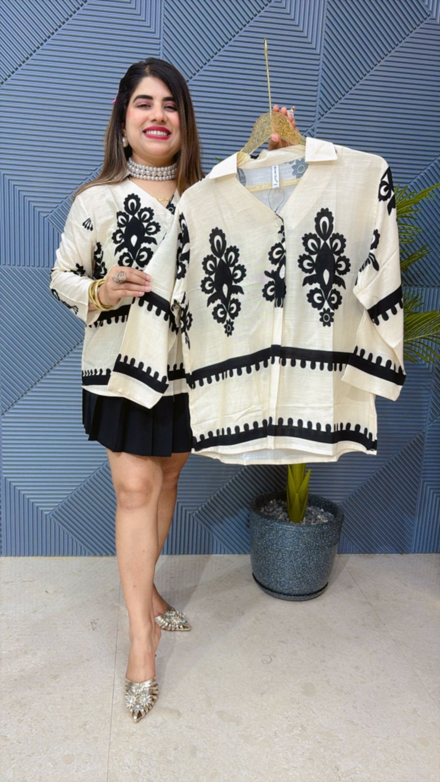 Cute Summer Printed Shirt GGR1336