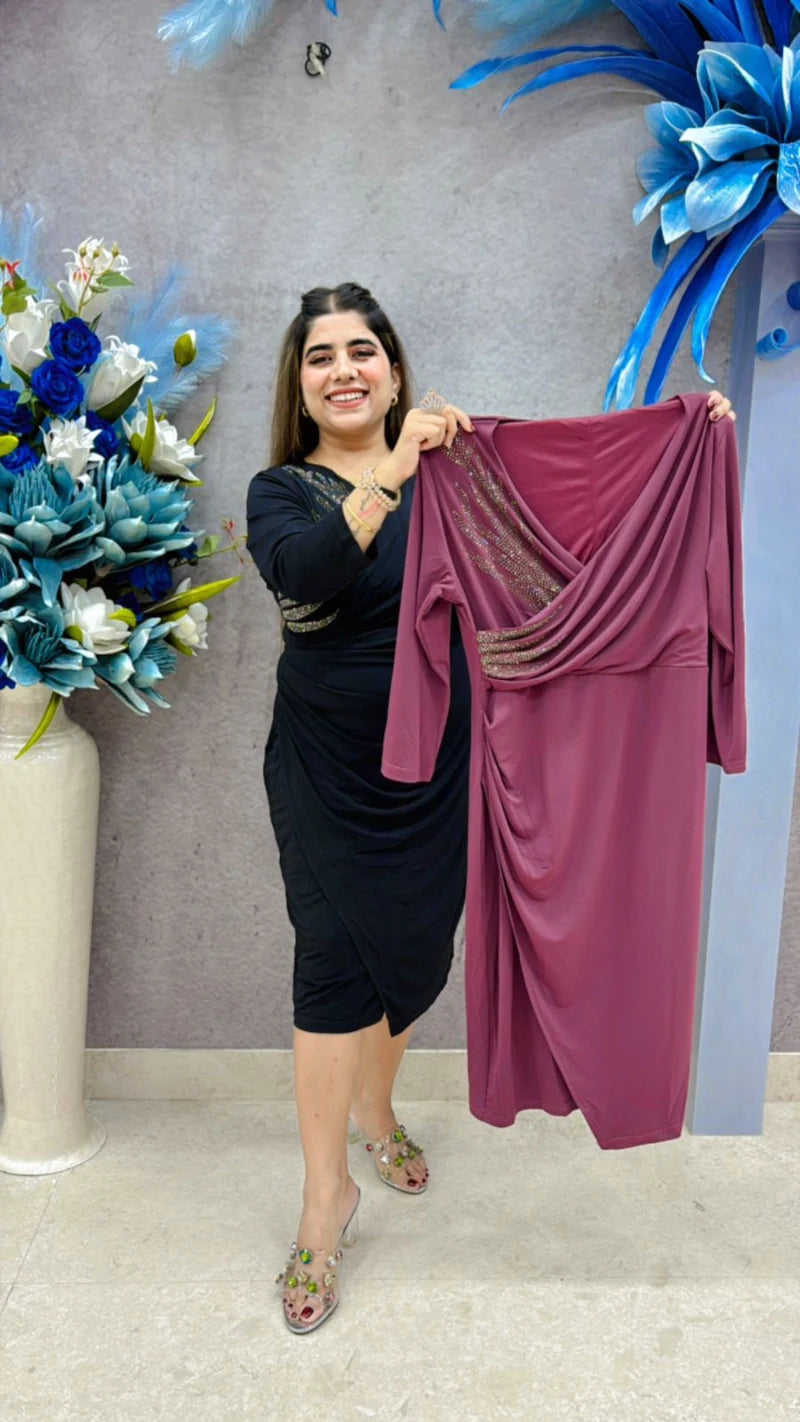 Gorgeous Swarovski Party Wear Dress GGR577
