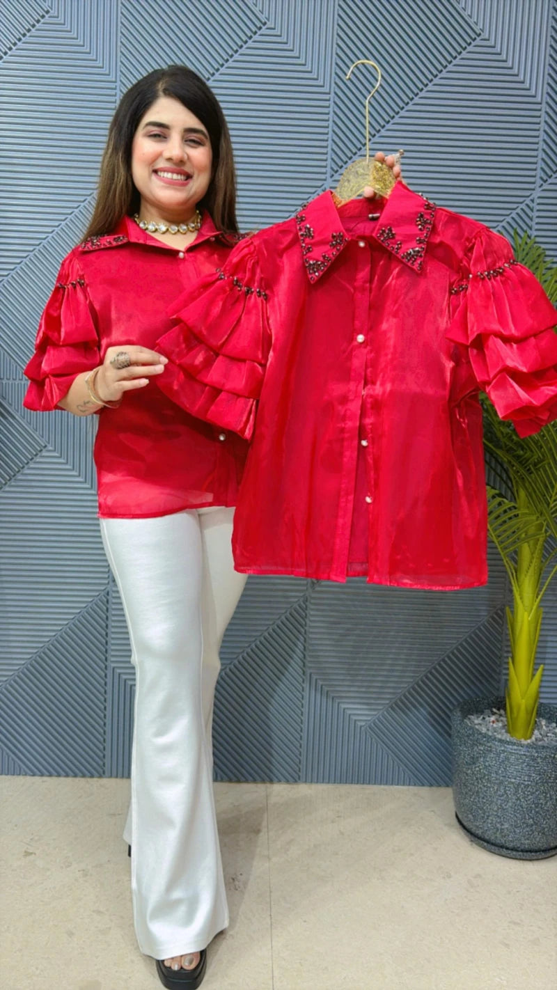 PARTY WEAR BEAUTIFUL PREMIUM TOP GGR1542