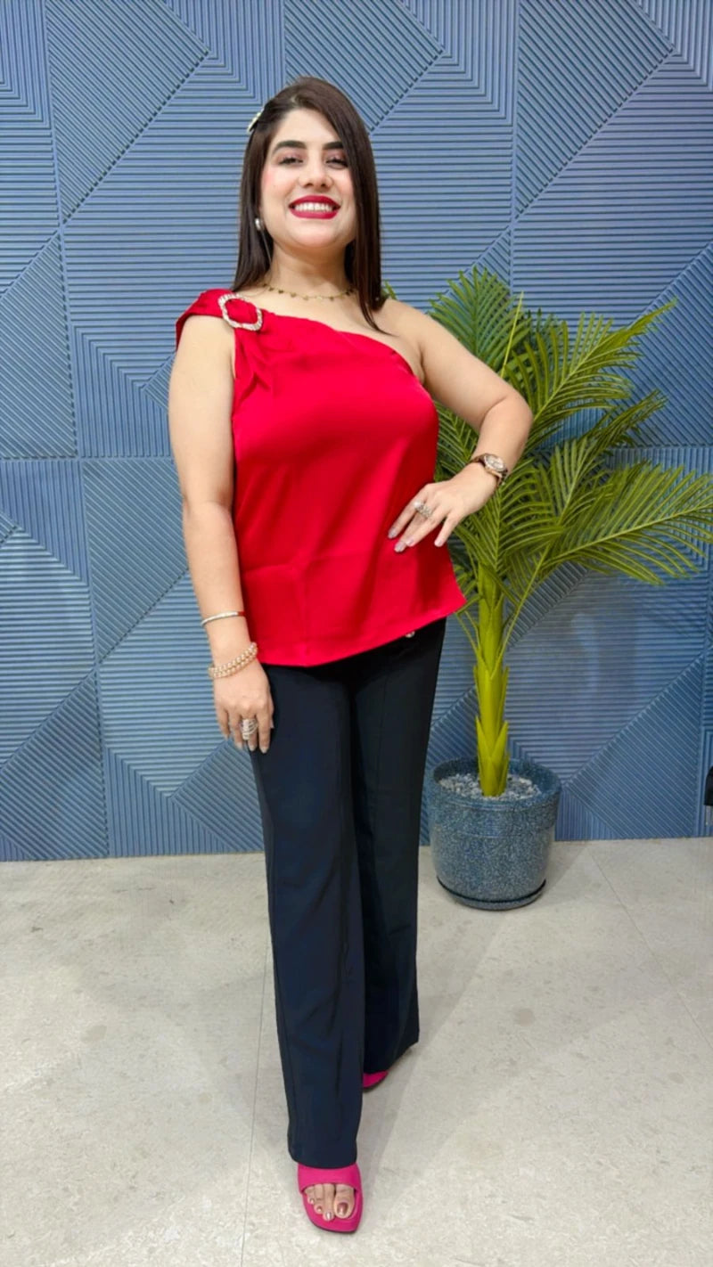 PREMIUM ONE SHOULDER TOP GGR1755