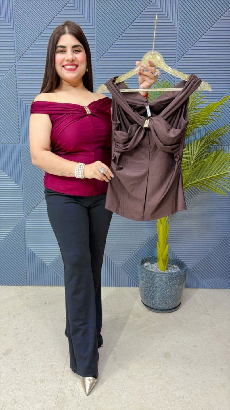 OFF SHOULDER SUMMER TOP GGR1772