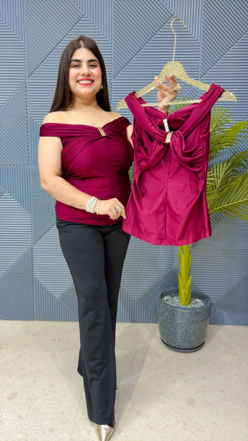 OFF SHOULDER SUMMER TOP GGR1772