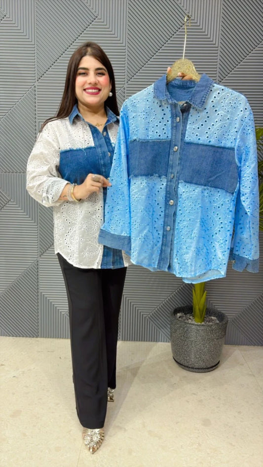 COTTEN SCHIFFLI SHIRT GGR1787