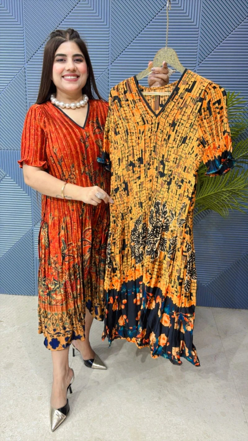 PREMIUM WRINKLE DRESS GGR1900