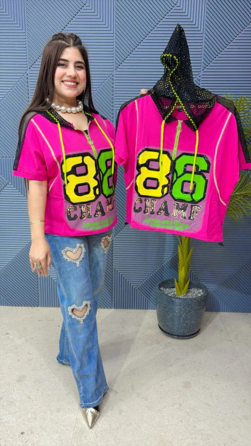 PREMIUM SUMMER HOODIED TOP GGR1907