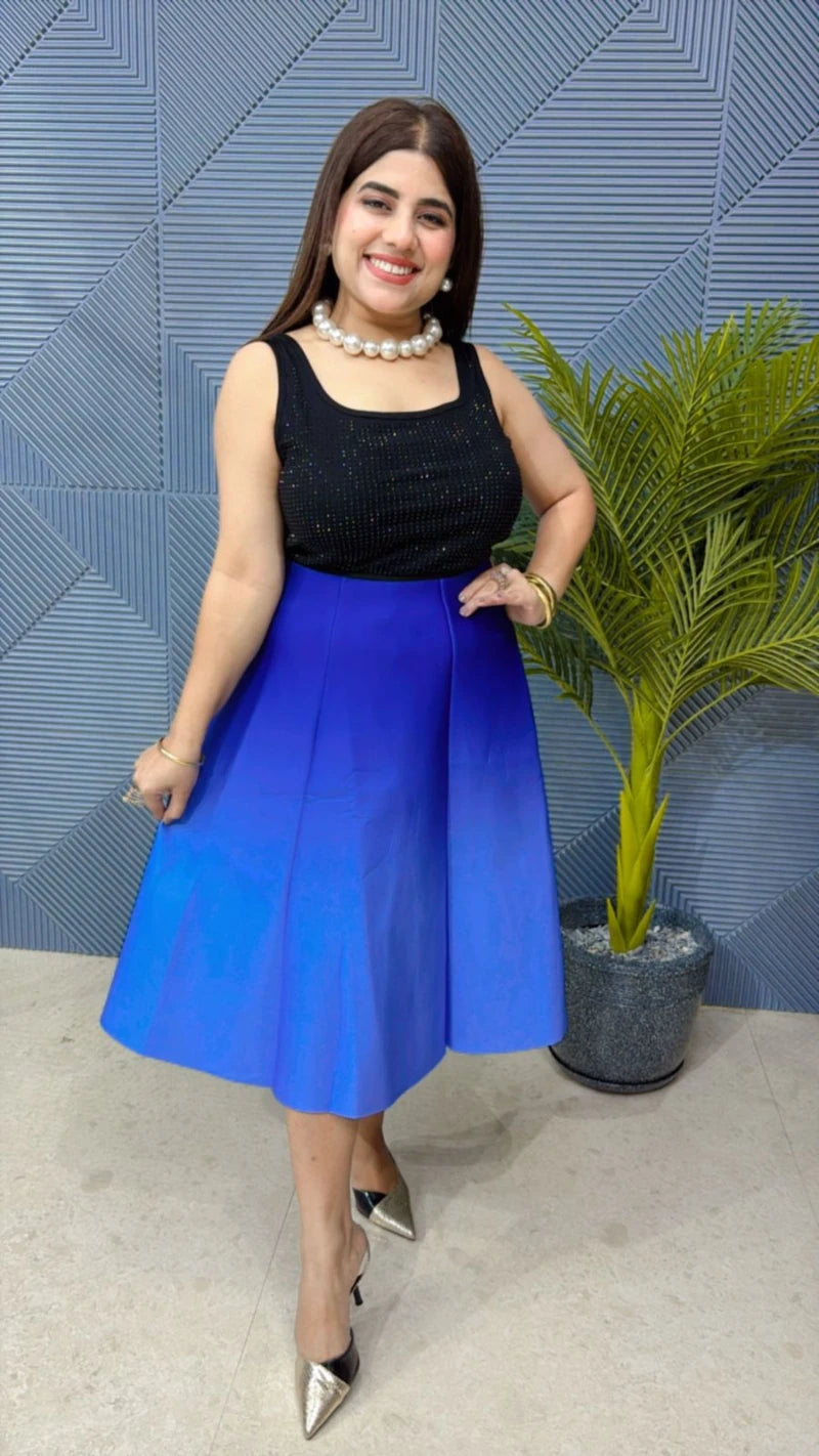 CLASSY OMBRAY SKIRT GGR1917