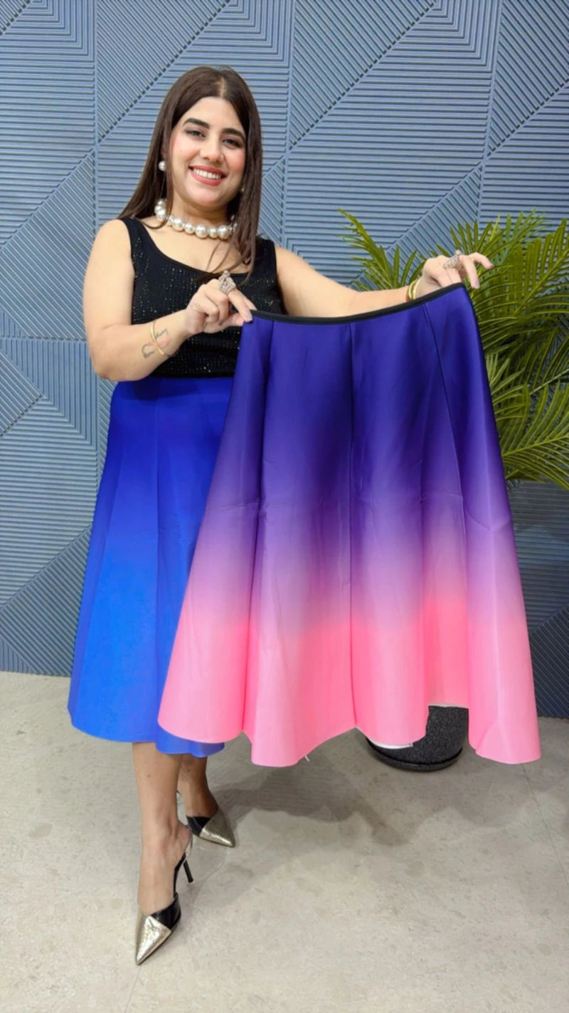 CLASSY OMBRAY SKIRT GGR1917