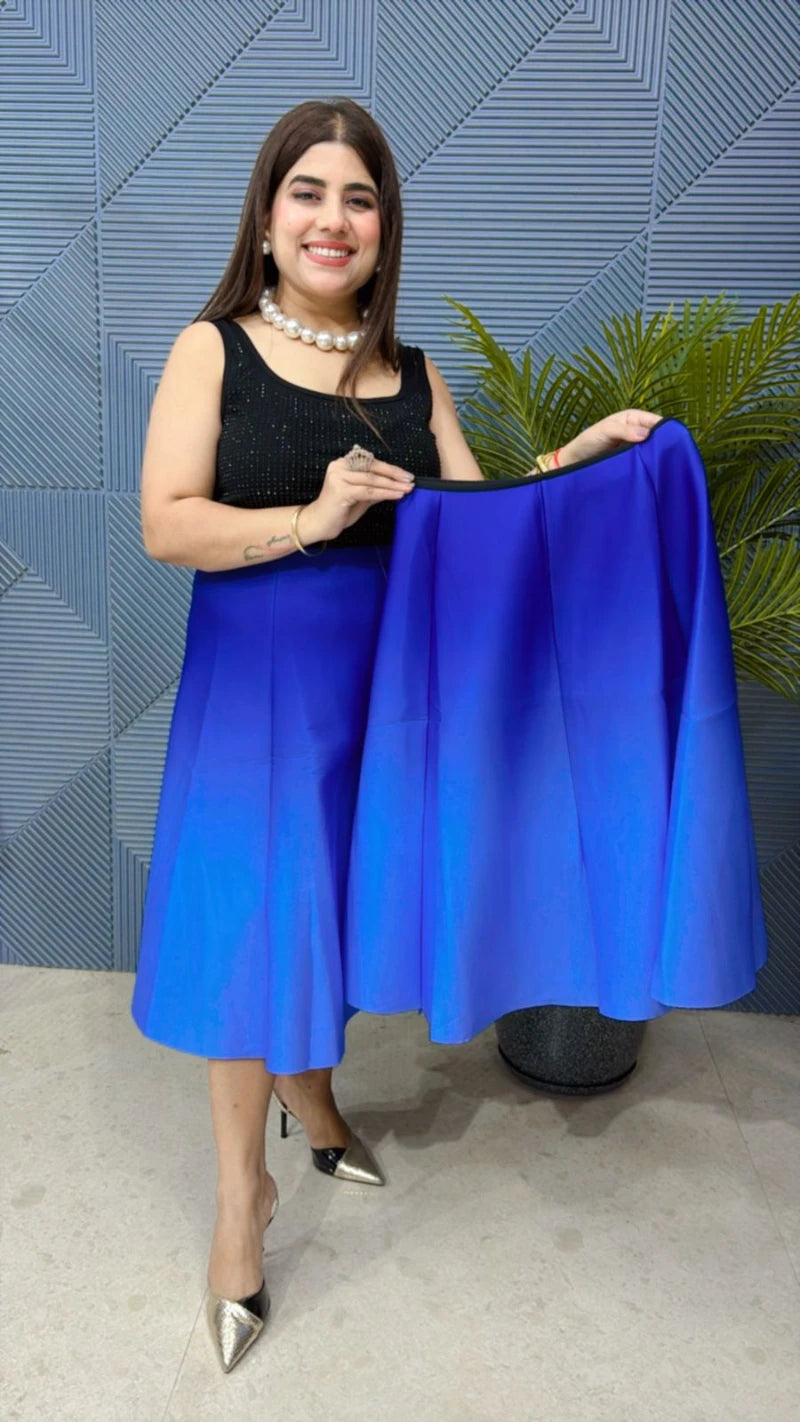 CLASSY OMBRAY SKIRT GGR1917