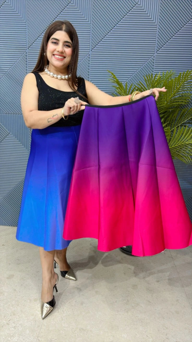 CLASSY OMBRAY SKIRT GGR1917