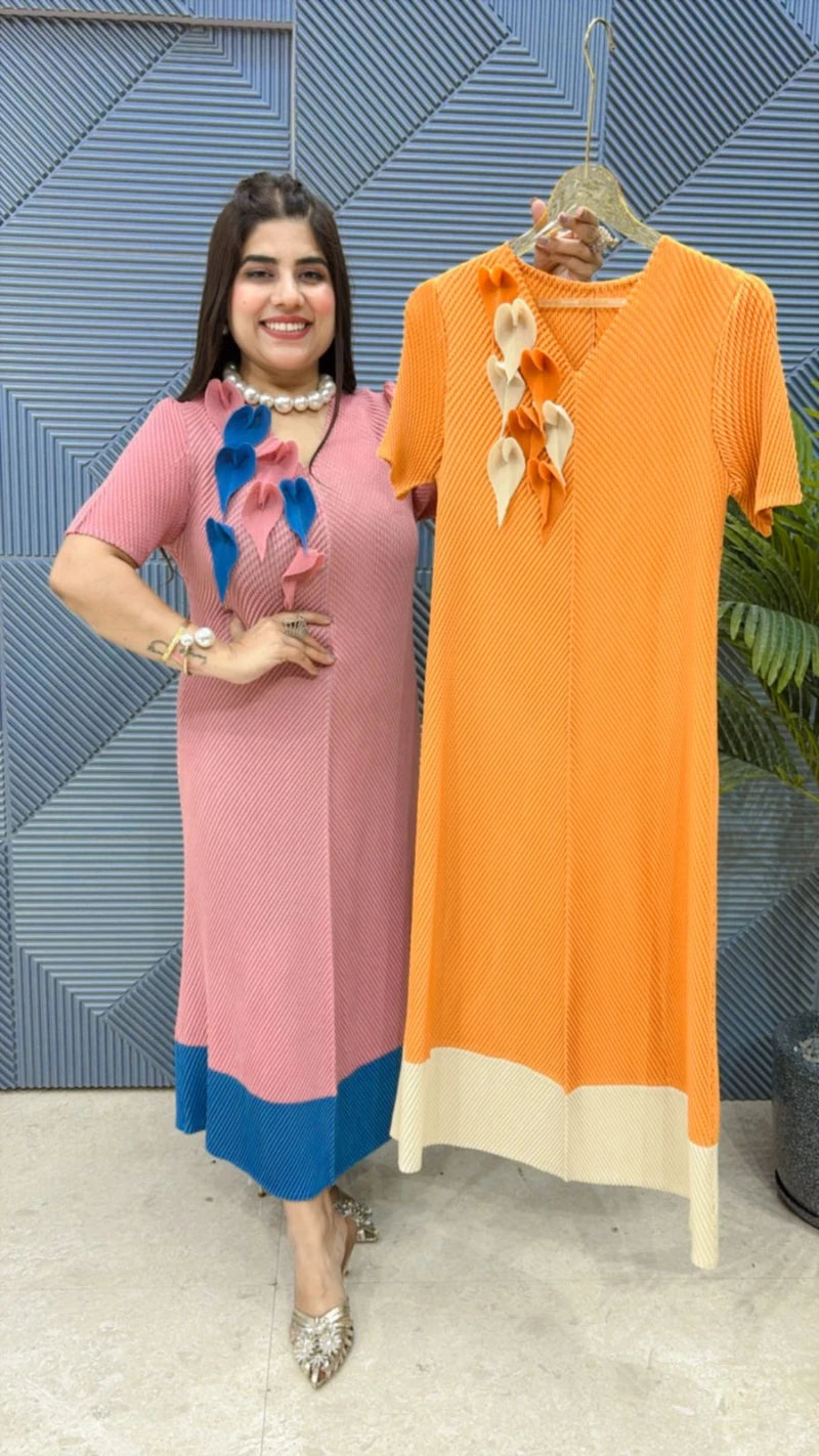 PREMIUM WRINKLE DRESS GGR1942