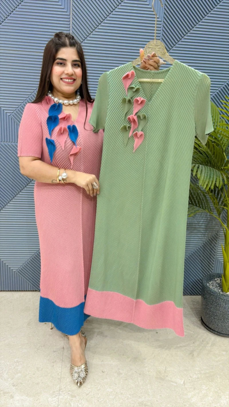 PREMIUM WRINKLE DRESS GGR1942