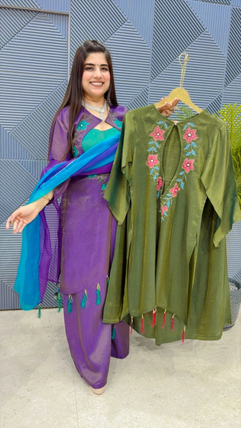 PREMIUM 3 PCS DUPATTA GGR2031