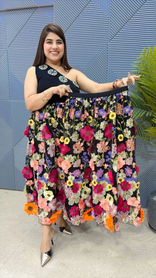 PREMIUM 3D FLOWER SKIRT GGR2046