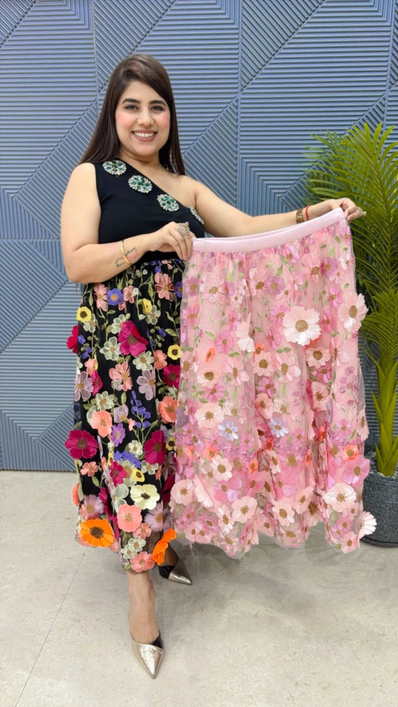 PREMIUM 3D FLOWER SKIRT GGR2046