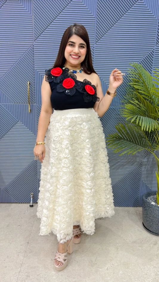 PREMIUM ROSE SKIRT GGR3087