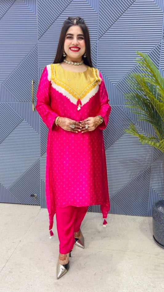 PREMIUM 2 PCS ETHENIC CO-ORD SET GGR3288
