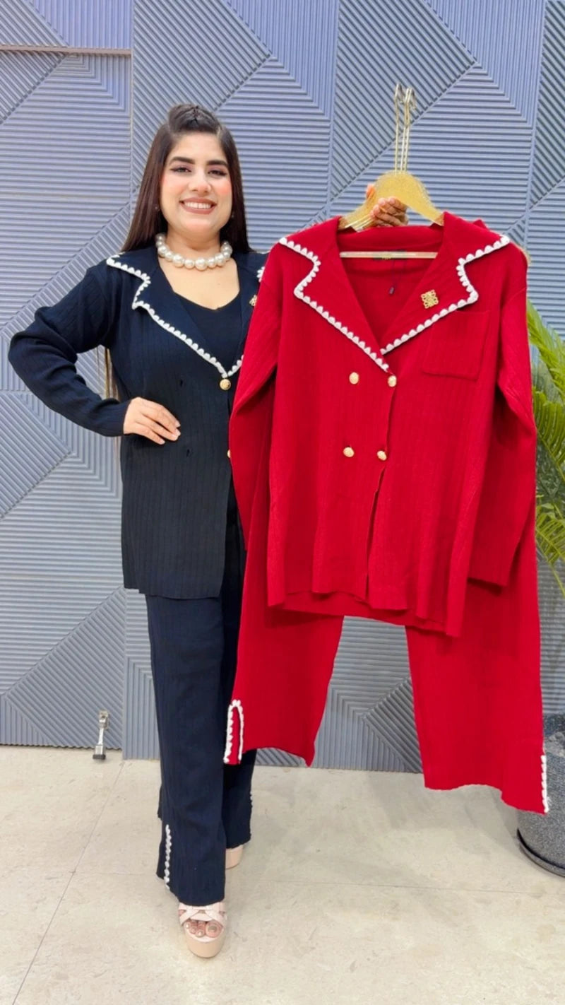 PREMIUM 3 PCS WINTER CO-ORD SET GGR3304