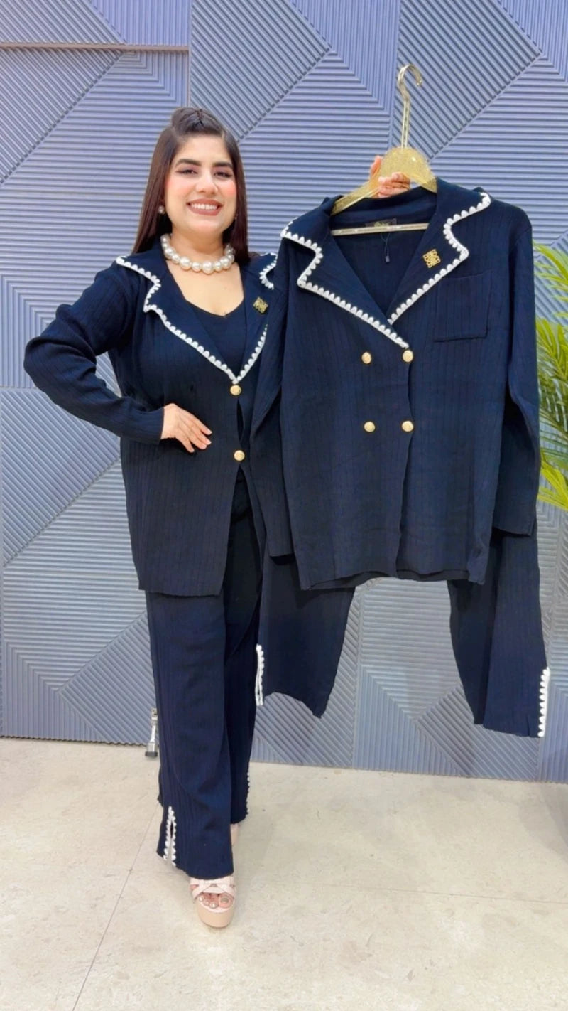 PREMIUM 3 PCS WINTER CO-ORD SET GGR3304