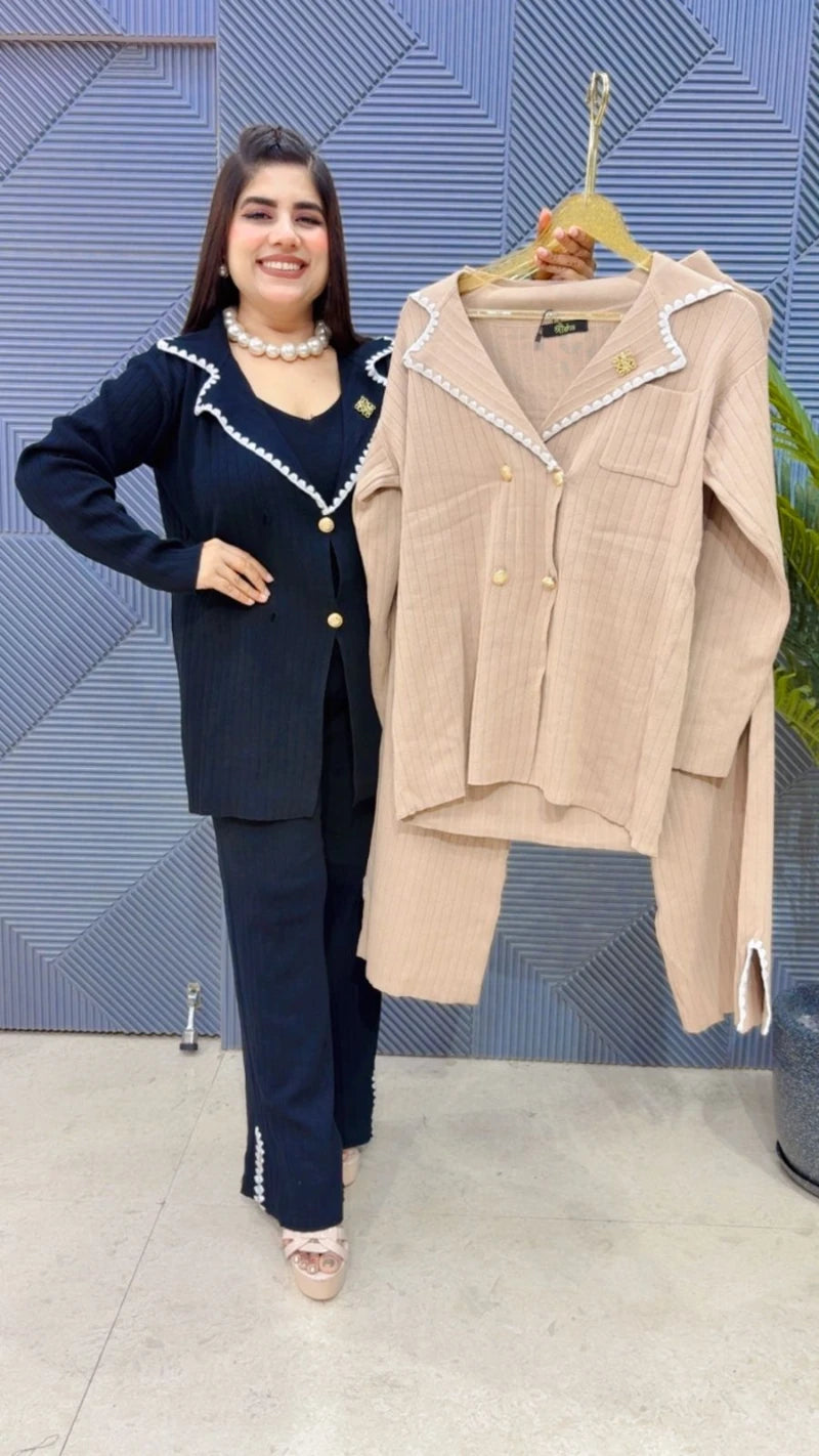 PREMIUM 3 PCS WINTER CO-ORD SET GGR3304