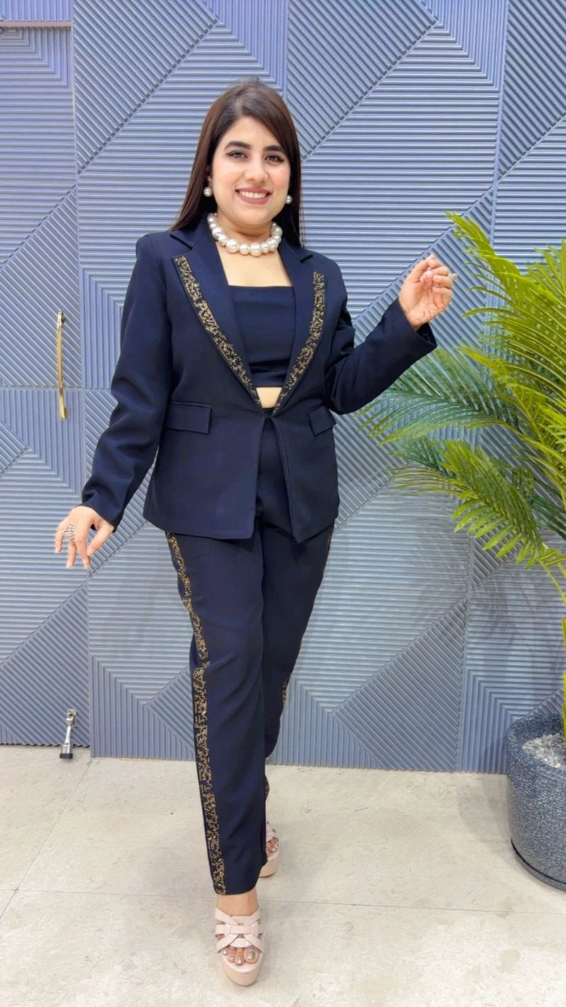 PREMIUM 3 PCS BLAZER SET GGR3318