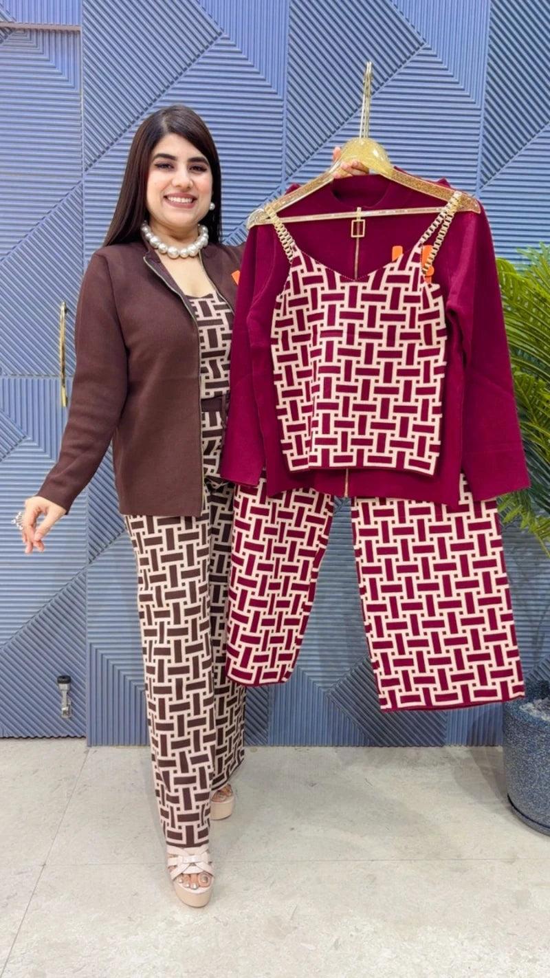 PREMIUM WINTER WEAR CO-ORD SET GGR3320