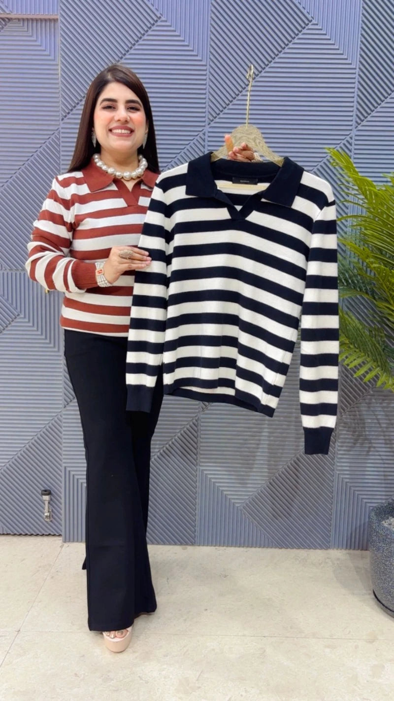 PREMIUM PRE-WINTER STRIPED TOP GGR3327