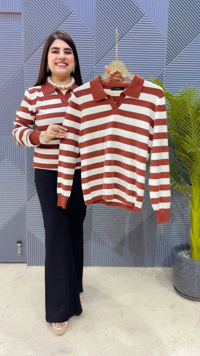 PREMIUM PRE-WINTER STRIPED TOP GGR3327