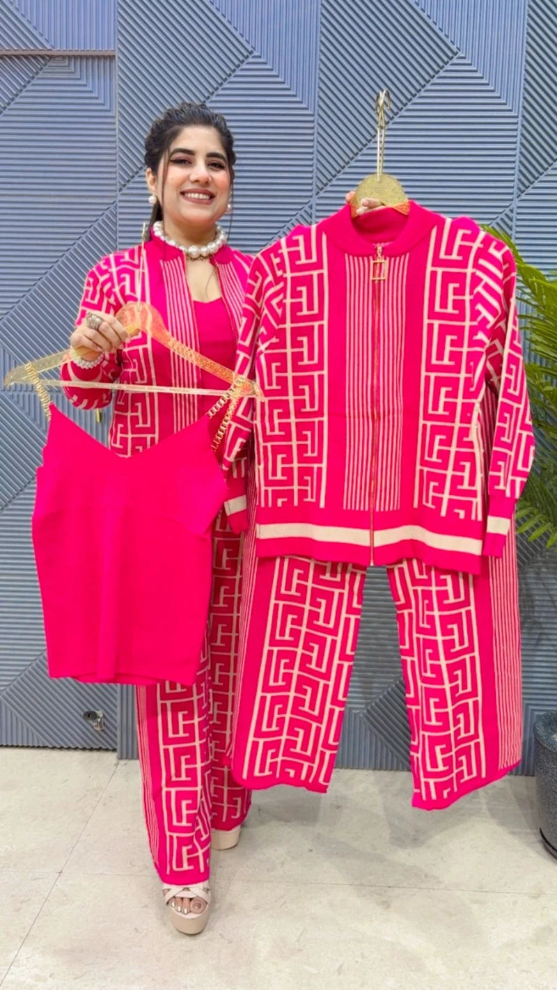 PREMIUM WINTERWEAR 3 PCS CORD SET GGR3332