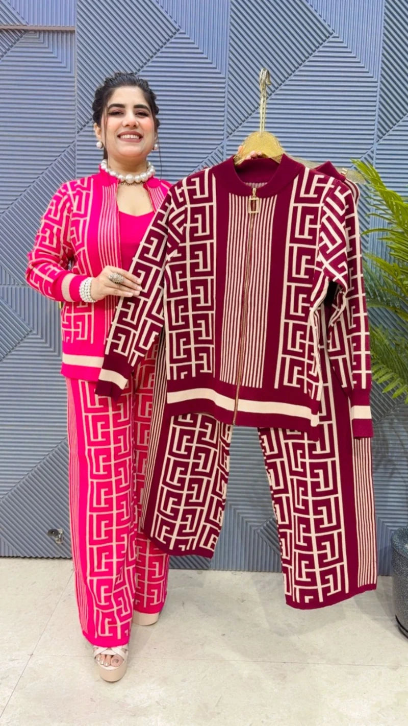 PREMIUM WINTERWEAR 3 PCS CORD SET GGR3332