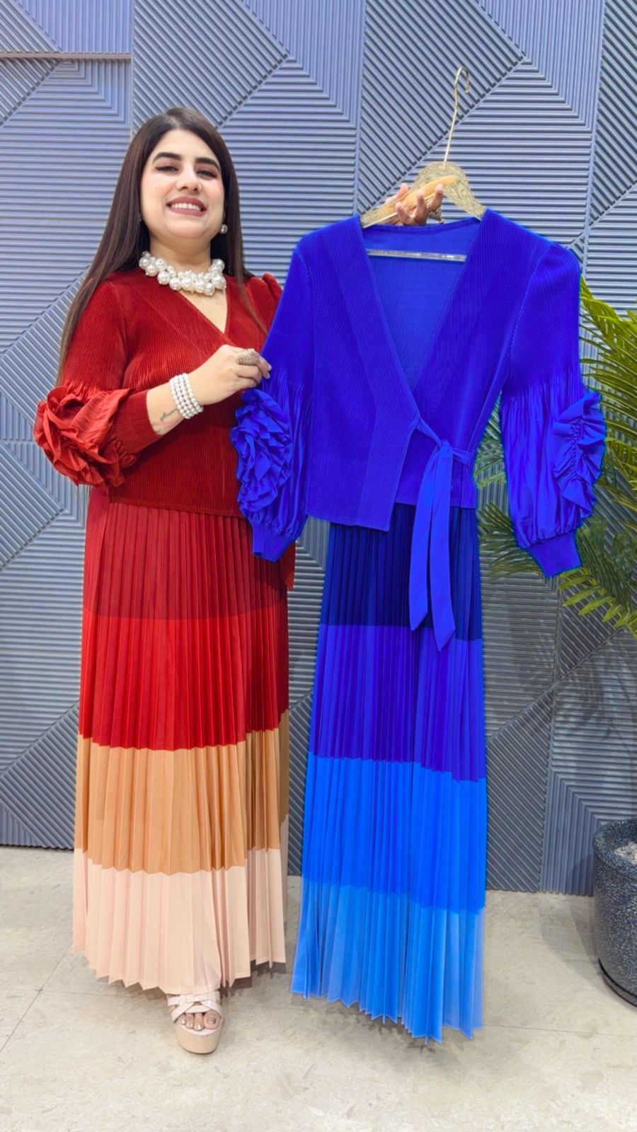 PREMIUM WRINKLE DRESS GGR3342