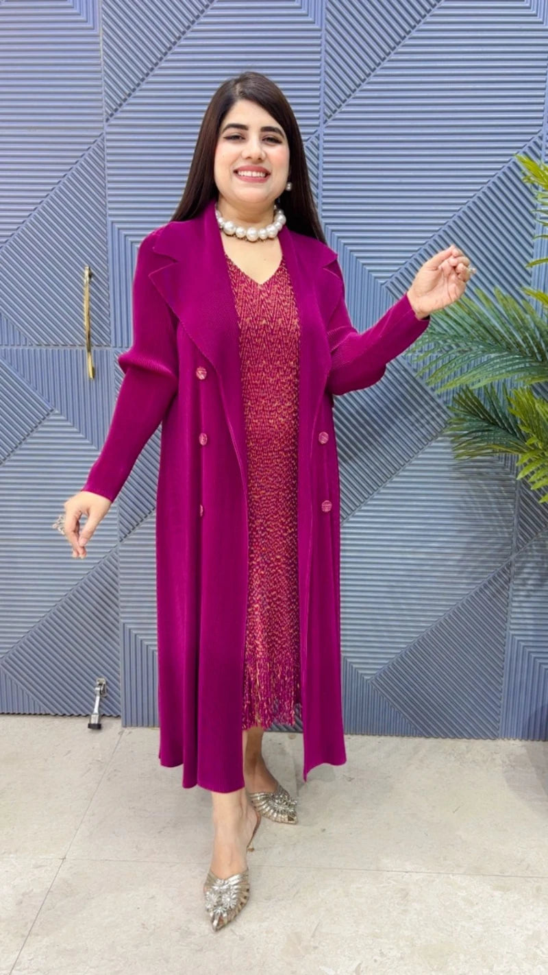 PREMIUM PARTYWEAR WRINKLE DRESS GGR3363