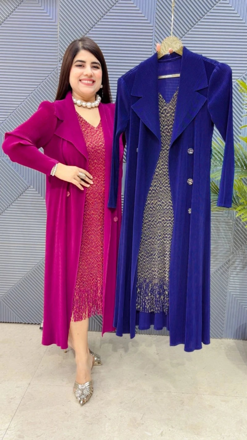 PREMIUM PARTYWEAR WRINKLE DRESS GGR3363