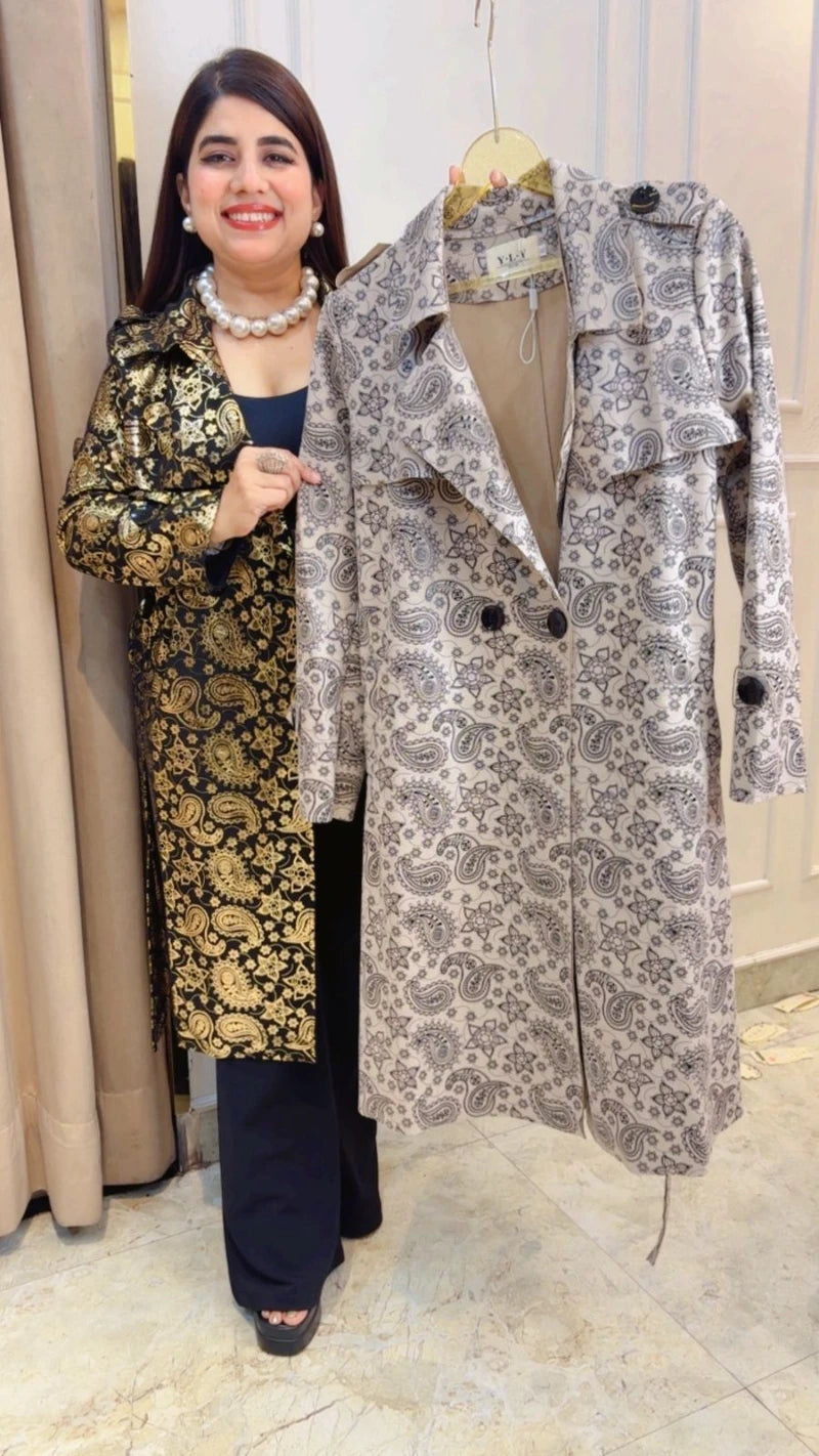 PREMIUM WINTERWEAR SWEAD BLAZER DRESS GGR3372