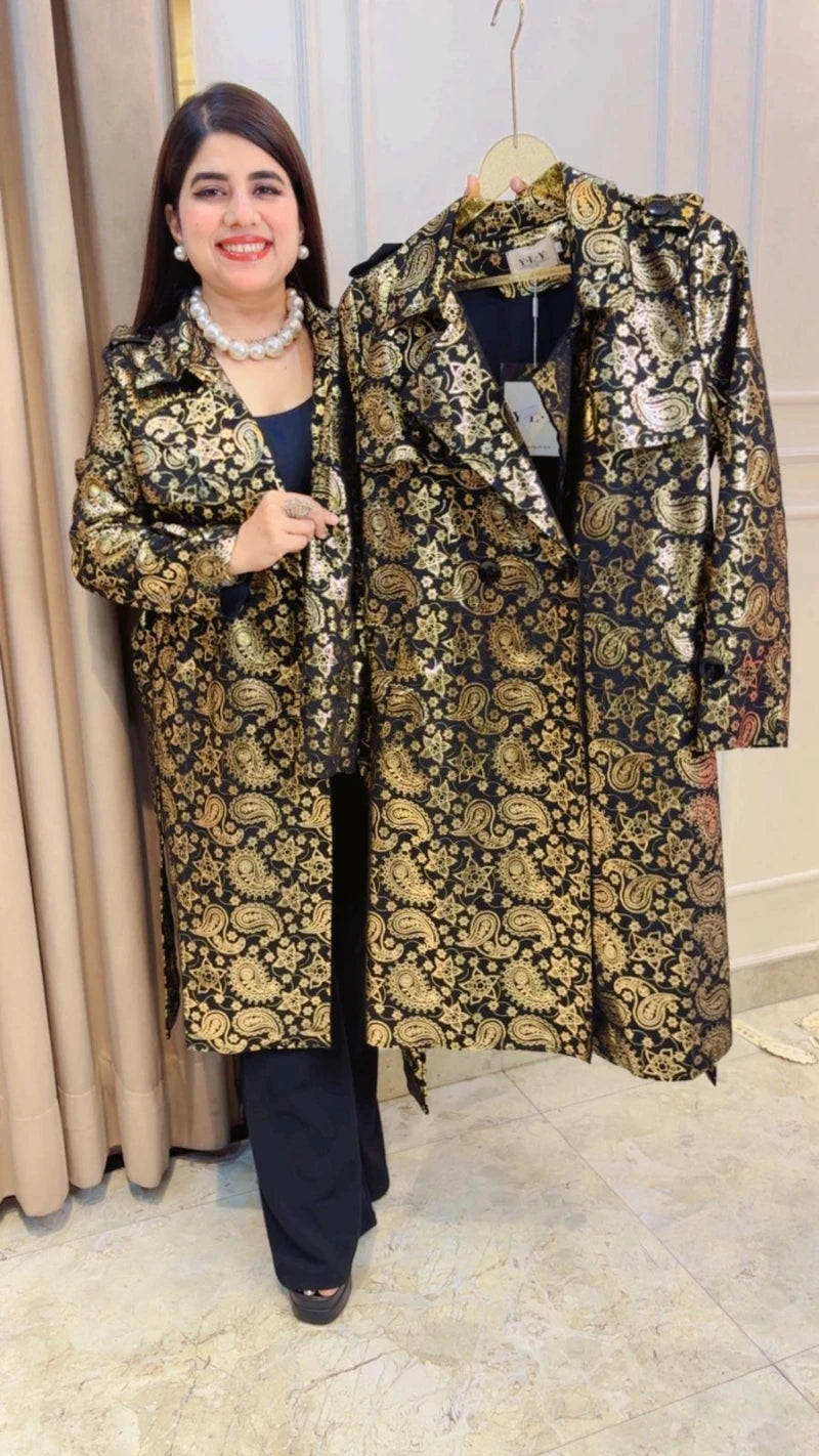 PREMIUM WINTERWEAR SWEAD BLAZER DRESS GGR3372