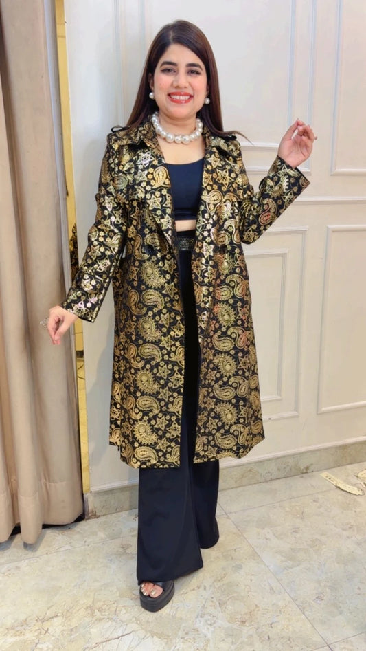 PREMIUM WINTERWEAR SWEAD BLAZER DRESS GGR3372