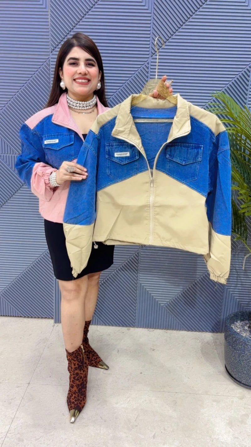 PREMIUM WINTERWEAR DENIM JECKET GGR3418