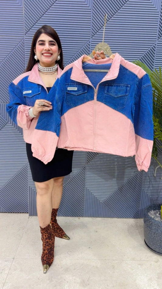 PREMIUM WINTERWEAR DENIM JECKET GGR3418