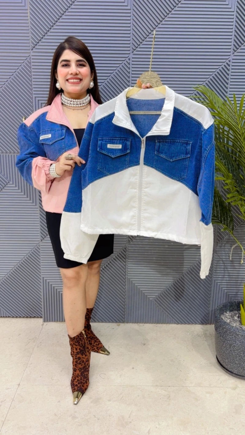 PREMIUM WINTERWEAR DENIM JECKET GGR3418