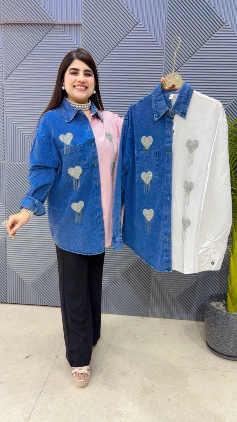 PREMIUM DENIM COTTEN SHIRT GGR3436