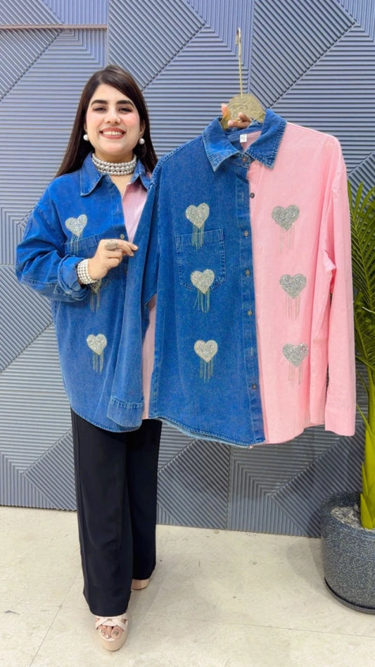 PREMIUM DENIM COTTEN SHIRT GGR3436