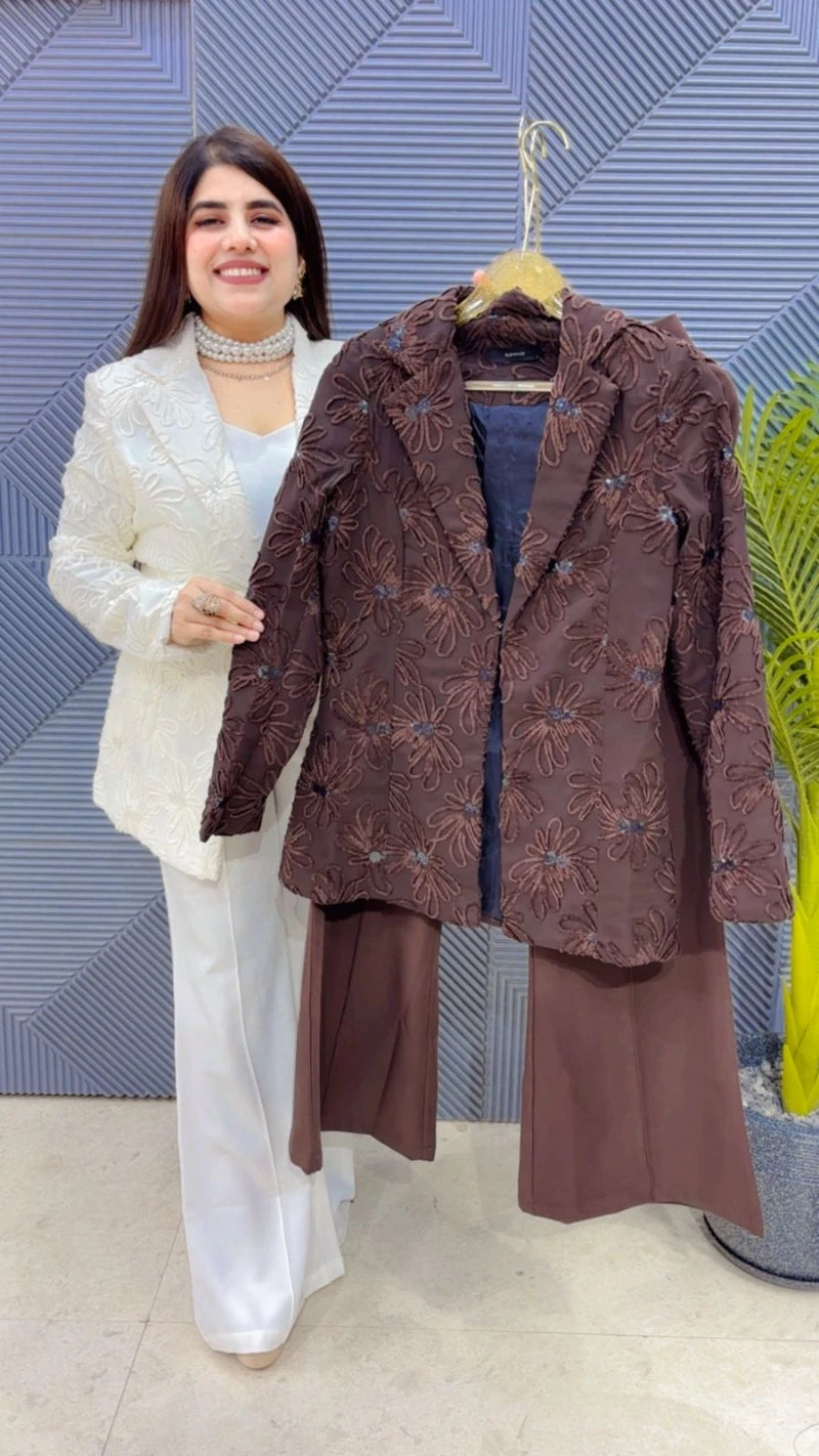 PREMIUM WINTERWEAR 3 PCS BLAZER SET GGR3451