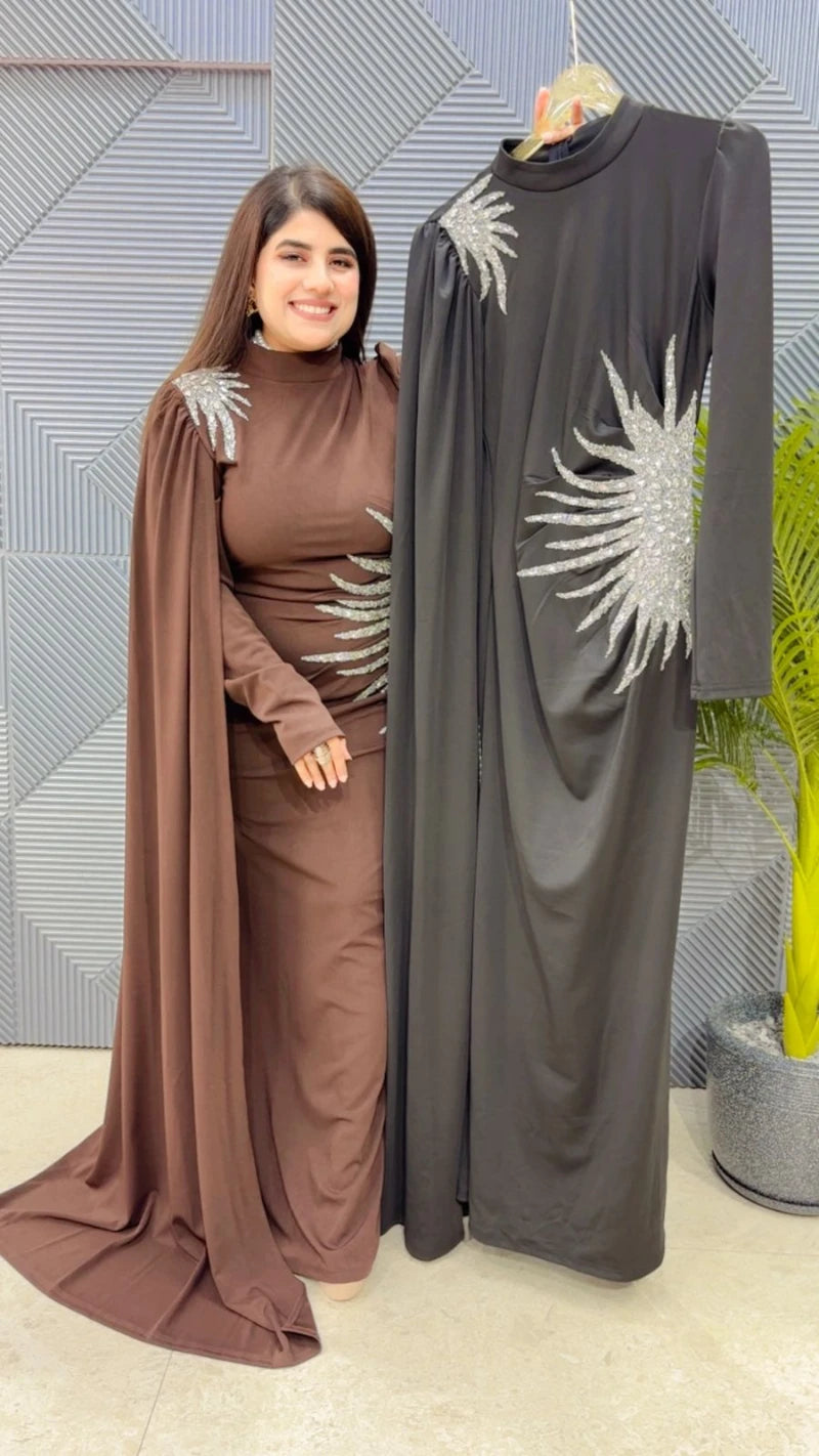 PREMIUM PARTYWEAR CAP DRESS GGR3454